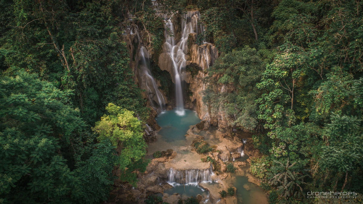 7 Tips to Take Your Travel Photography to a Higher Level from Drone Heroes 1 waterfalls