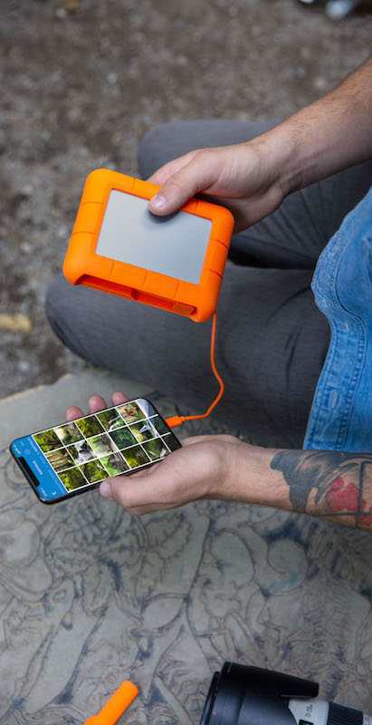 LaCie-Rugged-BOSS-SSD-iPhone-App - LaCie
